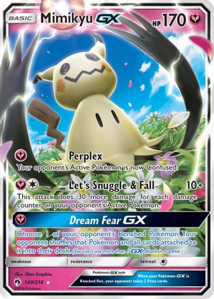 Mimikyu GX 149/214 - Holofoil SM Lost Thunder - Ultra Rare
