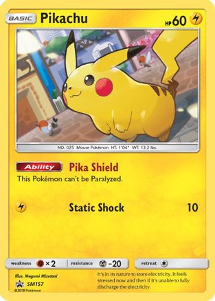 Pikachu SM157 - Holofoil SM Promos - Promo