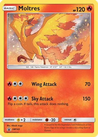 Moltres SM143 - Holofoil SM Promos - Promo