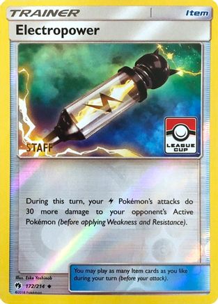 Electropower 172/214 - Reverse Holofoil League & Championship Cards - Promo