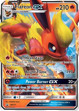 Flareon GX SM171 - Holofoil SM Promos - Promo