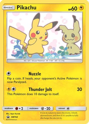 Pikachu SM162 - Holofoil SM Promos - Promo