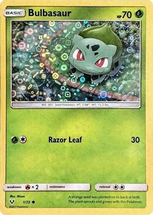 Bulbasaur 001/73 - Holofoil Miscellaneous Cards & Products - Promo