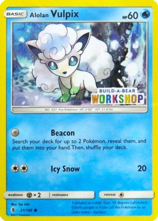 Alolan Vulpix 021/145 Miscellaneous Cards & Products - Promo