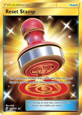 Reset Stamp (Secret) 253 - Holofoil SM Unified Minds - Secret Rare