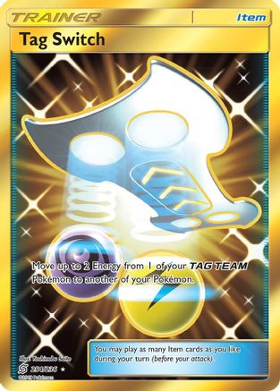 Tag Switch (Secret) 254 - Holofoil SM Unified Minds - Secret Rare