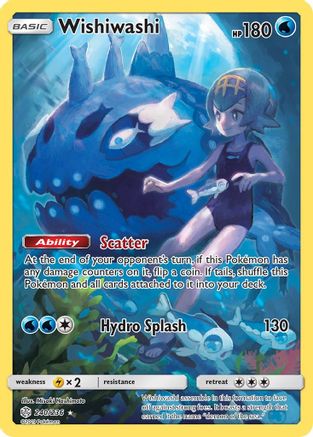 Wishiwashi (Secret) 240/236 - Holofoil SM Cosmic Eclipse - Secret Rare