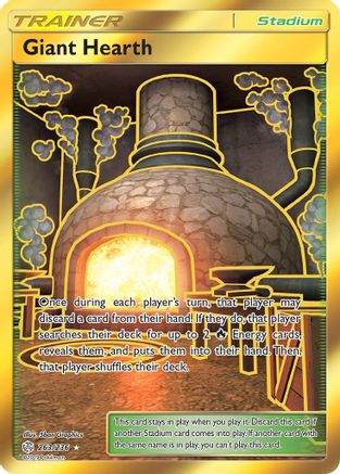 Giant Hearth (Secret) 263 - Holofoil SM Cosmic Eclipse - Secret Rare