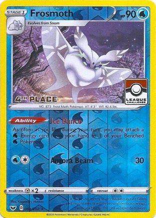 Frosmoth 064/202 - Reverse Holofoil League & Championship Cards - Promo