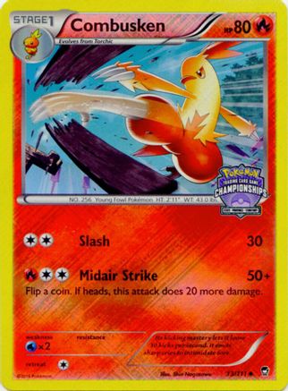 Combusken 013/111 - Reverse Holofoil League & Championship Cards - Promo