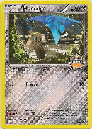Honedge 083/146 - Reverse Holofoil League & Championship Cards - Promo