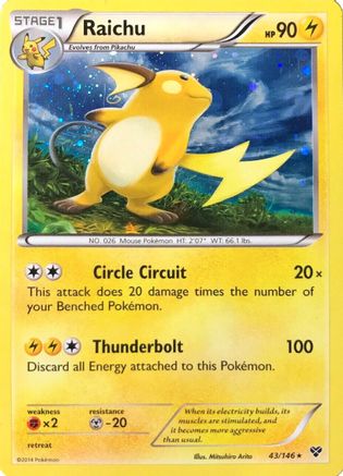 Raichu 043/146 - Holofoil Blister Exclusives - Promo