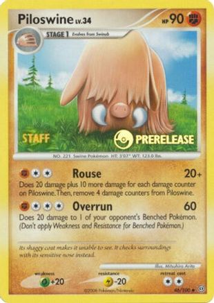 Piloswine 046/100 Nintendo Promos - Promo