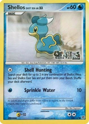 Shellos East Sea 106/132 Nintendo Promos - Promo