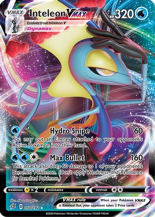 Inteleon VMAX 050/192 - Holofoil SWSH02 Rebel Clash - Ultra Rare