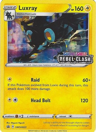 Luxray SWSH023 - Holofoil SWSH Sword & Shield Promo Cards - Promo