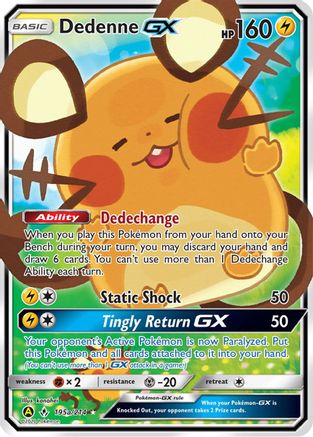 Dedenne GX 195a/214 - Holofoil Alternate Art Promos - Promo