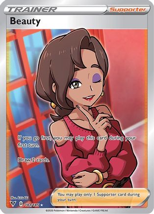 Beauty (Full Art) 181/185 - Holofoil SWSH04 Vivid Voltage - Ultra Rare