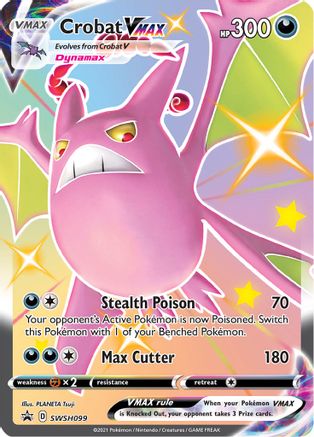 Crobat VMAX SWSH099 - Holofoil SWSH Sword & Shield Promo Cards - Promo
