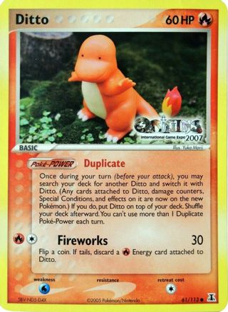 Ditto 061/113 Nintendo Promos - Promo