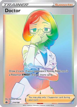 Doctor (Secret) 214/198 - Holofoil SWSH06 Chilling Reign - Secret Rare