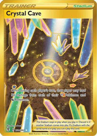 Crystal Cave (Secret) 230/203 - Holofoil SWSH07 Evolving Skies - Secret Rare