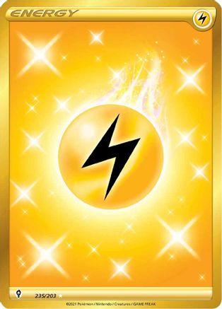 Lightning Energy (Secret) 235/203 - Holofoil SWSH07 Evolving Skies - Secret Rare