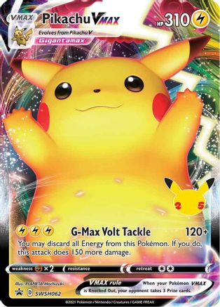 Pikachu VMAX SWSH062 - Holofoil SWSH Sword & Shield Promo Cards - Promo