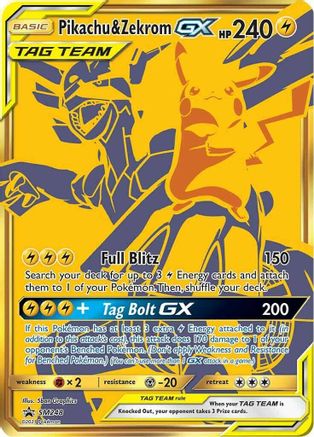 Pikachu & Zekrom GX SM248 - Holofoil SM Promos - Promo
