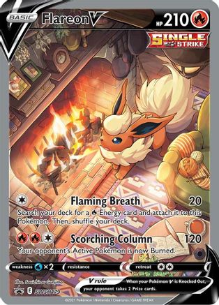 Flareon V SWSH179 - Holofoil SWSH Sword & Shield Promo Cards - Promo