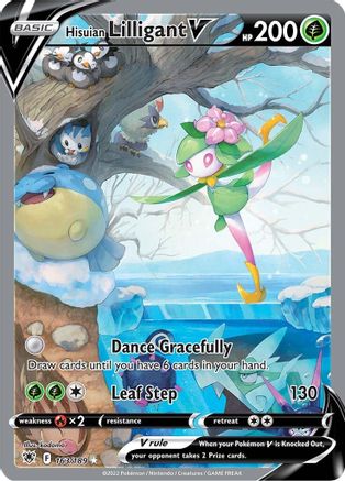 Hisuian Lilligant V (Alternate Full Art) 163/189 - Holofoil SWSH10 Astral Radiance - Ultra Rare