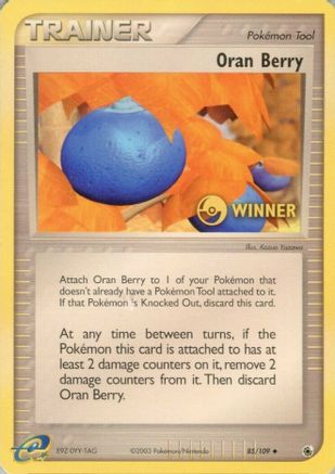 Oran Berry 085/109 League & Championship Cards - Promo