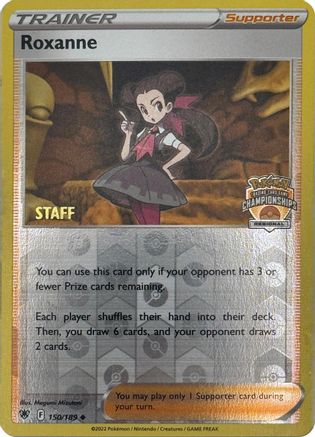 Roxanne 150/189 - Reverse Holofoil League & Championship Cards - Promo