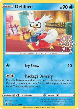 Delibird 032/198 - Holofoil Miscellaneous Cards & Products - Promo