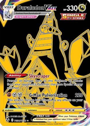 Duraludon VMAX (Secret) TG30/TG30 - Holofoil SWSH12 Silver Tempest Trainer Gallery - Secret Rare
