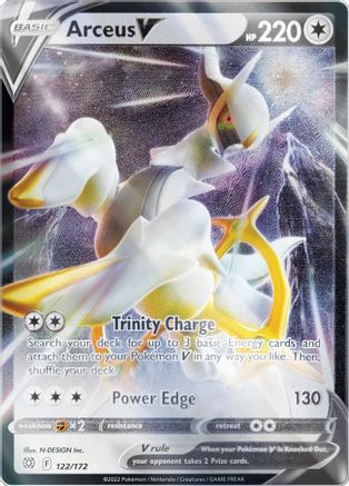Arceus V 122/172 - Holofoil Miscellaneous Cards & Products - Promo