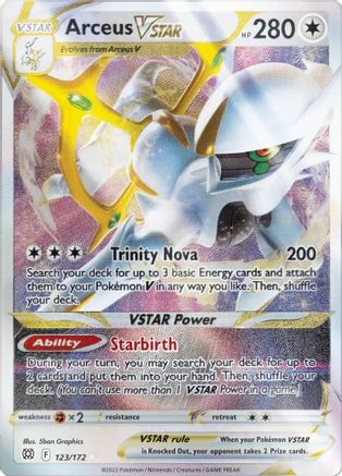 Arceus VSTAR 123/172 - Holofoil Miscellaneous Cards & Products - Promo