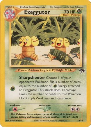 Exeggutor 013 Southern Islands - Promo