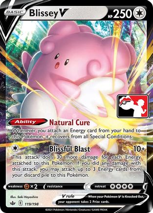 Blissey V 119 - Holofoil Prize Pack Series Cards - Ultra Rare