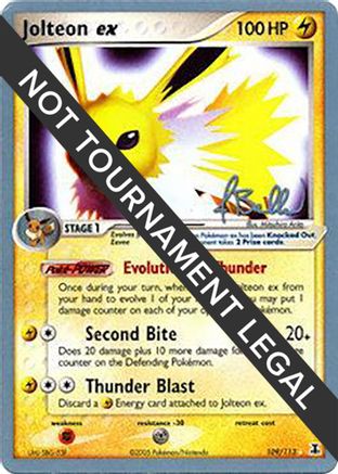 Jolteon ex - 2006 (Jimmy Ballard) 109 World Championship Decks - Ultra Rare