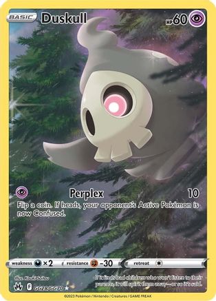 Duskull GG28/GG70 - Holofoil Crown Zenith Galarian Gallery - Ultra Rare