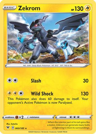 Zekrom 060/185 - Holofoil Miscellaneous Cards & Products - Promo