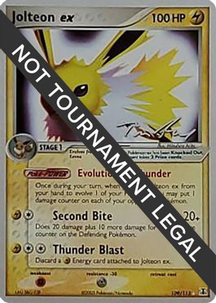Jolteon ex - 2007 (Tom Roos) 109 World Championship Decks - Ultra Rare