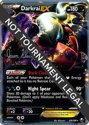 Darkrai EX - 2013 (Jason Klaczynski) 063 World Championship Decks - Ultra Rare