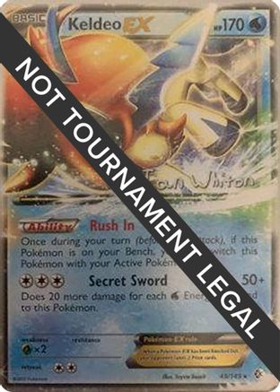 Keldeo EX - 2013 (Ian Whiton) 049 World Championship Decks - Ultra Rare