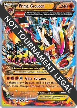 Primal Groudon EX - 2015 (Alejandro Ng-Guzman) 086 World Championship Decks - Ultra Rare
