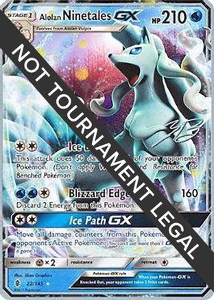 Alolan Ninetales GX - 2017 (Zachary Bokhari) 022 World Championship Decks - Ultra Rare