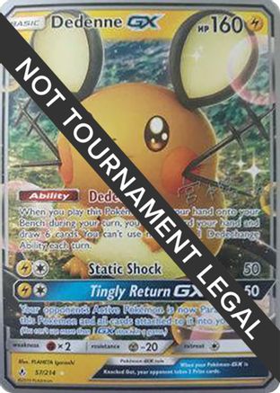 Dedenne GX - 2019 (Haruki Miyamoto) 057 World Championship Decks - Ultra Rare