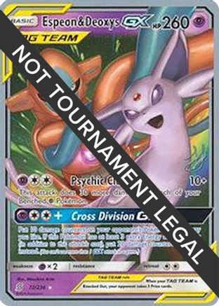 Espeon & Deoxys GX - 2019 (Henry Brand) 072 World Championship Decks - Ultra Rare