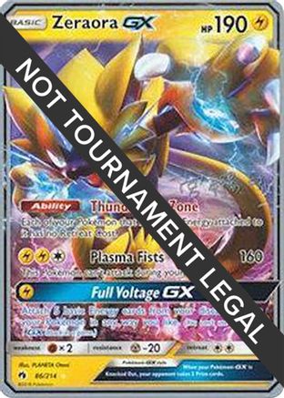 Zeraora GX - 2019 (Haruki Miyamoto) 086 World Championship Decks - Ultra Rare